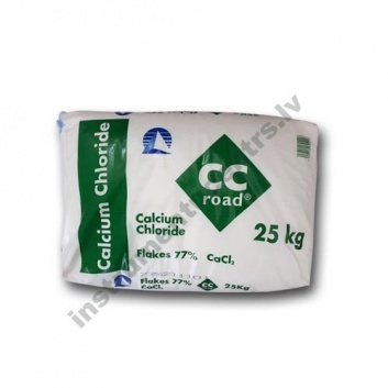 Kalcija hlorīds 77% (CaCl) pretputekļu reaģents 25kg