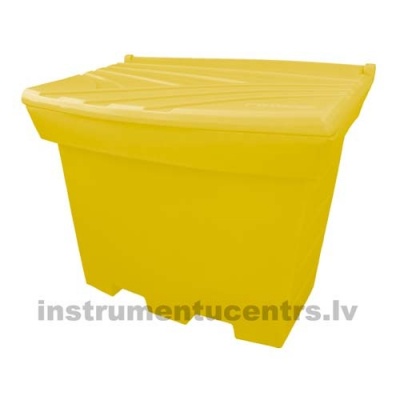 Sāls-smilts konteiners 400 litri (dzeltens)