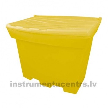 Sāls-smilts konteiners 500 litri (dzeltens)