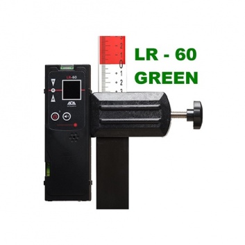 Lāzera stara uztvērējs projekcijas nivelieriem LR-60 zaļš
