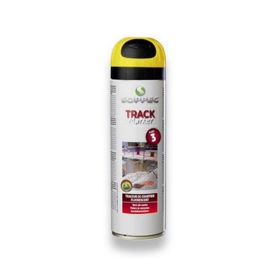 SOPPEC Track Marker luminiscējoša krāsa marķēšanai 500ml, dzeltena