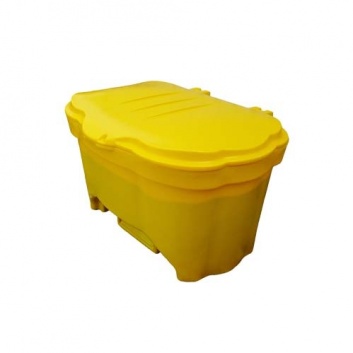 Sāls-smilts konteiners 250 litri (dzeltens)