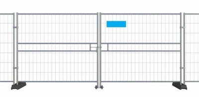 Transporta vārti 4.4m (2x2.2m) cinkoti, 30.7kg