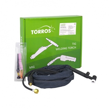 TIG deglis TORROS WP17V, 4m, TSB 10/25, 2pin., Gas-M16x1,5
