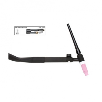 TIG deglis 160A SR 17V-4m-TSB 10/25+G1/4 ar ventili