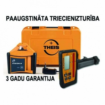 Lāzera nivelieris THEIS VISION H TE90 mm displejs
