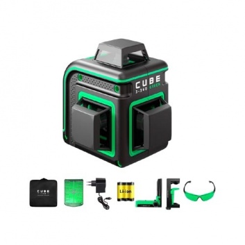 Lāzera nivelieris ADA CUBE 3-360 HOME EDITION (zaļš stars)