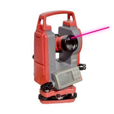 Digitālais teodolīts DE-2BL ar lāzera mērķi