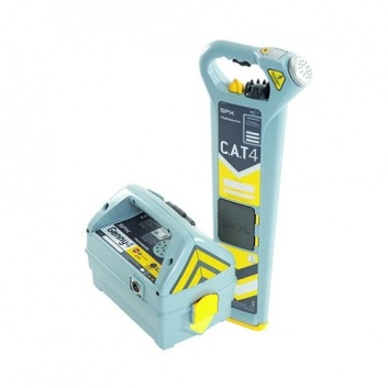 Radiodetection C.A.T4+ kompl. ar Genny4 ģeneratoru, 100mm klemmēm un somu