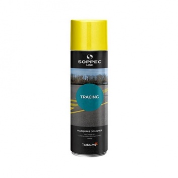 SOPPEC TRACING līniju marķēšanas krāsa 750ml, dzeltena