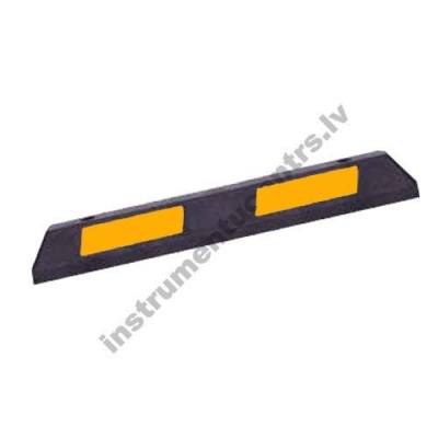 Gumijas/poliuretāna atdures barjera (melns/dzeltens)90cm