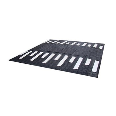 Gumijas gājēju pāreja/ātruma slāpētājs 4.5x4m