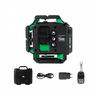 Lāzera nivelieris ADA LaserTANK 4-360 GREEN Basic Edition