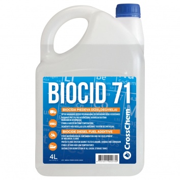 BIOCID 71 biocīda piedeva dīzeļdegvielai 4L