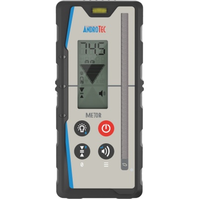 Lāzera staru uztvērējs THEIS METOR mm displejs rotācijas lāzerim