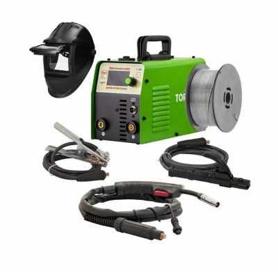 Pusautomāta TORROS MIG120А SUPER (M1201) komplekts metināšanai ar pulverstiepli