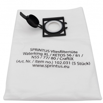 Putekļu maisi Spirintus Ketos 56/2E balti (5gb.) Craftix