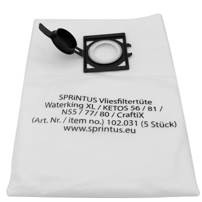 Putekļu maisi Spirintus Ketos 56/2E balti (5gb.) Craftix