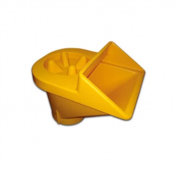 Būvgružu novadcaurules sākuma elements plastmasas