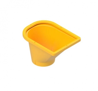 Būvgružu novadcaurules sākuma elements plastmasas