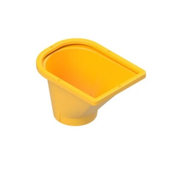 Būvgružu novadcaurules sākuma elements plastmasas