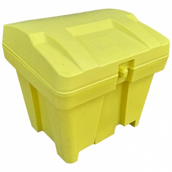 Sāls-smilts konteiners 250 litri (dzeltens)