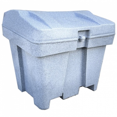 Sāls-smilts konteiners 250 litri (pelēks)