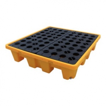 Bīstamo produktu savācējtvertne 4 mucām vai 1 IBC konteineram 250L