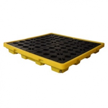 Bīstamo produktu zemā savācējtvertne 4 mucām vai 1 IBC konteineram 180L