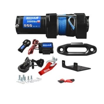 BST 3500 LBS elektriskā vinča ar sintētisko trosi ATV/UTV HUSAR