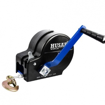 BST R 1200 lbs - Rokas vinča ar tērauda trosi un apvalku HUSAR