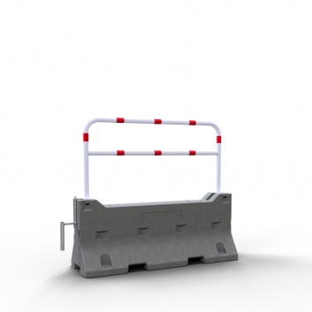 Triecientestēta betona barjera ar tēraudu trubu SET 3