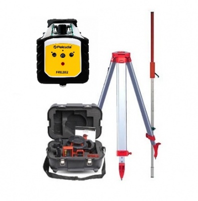 Rotējošā lāzera niveliera ROTARY FRE 302HV SERVO Komplekts (Kalibrēts)